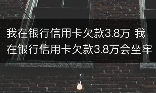 我在银行信用卡欠款3.8万 我在银行信用卡欠款3.8万会坐牢吗