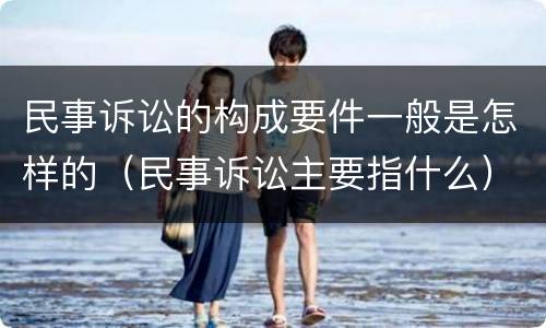 民事诉讼的构成要件一般是怎样的（民事诉讼主要指什么）