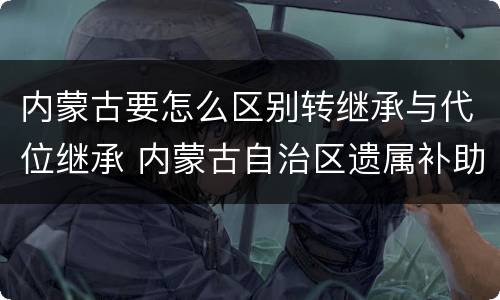 内蒙古要怎么区别转继承与代位继承 内蒙古自治区遗属补助标准