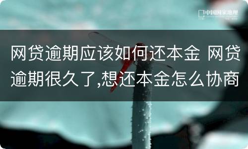 网贷逾期应该如何还本金 网贷逾期很久了,想还本金怎么协商