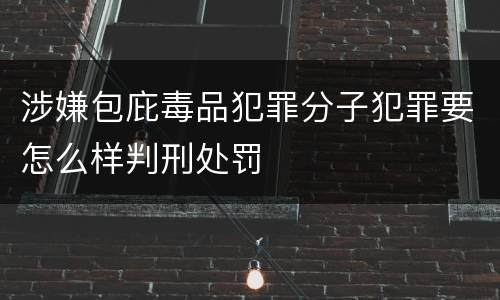 涉嫌包庇毒品犯罪分子犯罪要怎么样判刑处罚