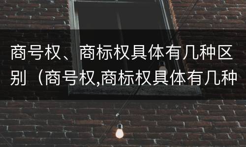 商号权、商标权具体有几种区别（商号权,商标权具体有几种区别）