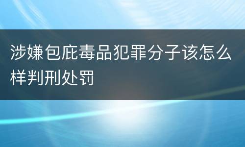 涉嫌包庇毒品犯罪分子该怎么样判刑处罚