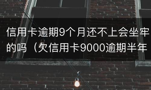 信用卡逾期9个月还不上会坐牢的吗（欠信用卡9000逾期半年会坐牢吗）