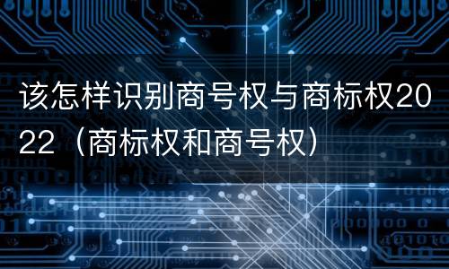 该怎样识别商号权与商标权2022（商标权和商号权）