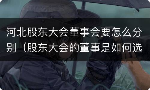 河北股东大会董事会要怎么分别（股东大会的董事是如何选举出来的?）