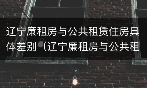 辽宁廉租房与公共租赁住房具体差别（辽宁廉租房与公共租赁住房具体差别是什么）