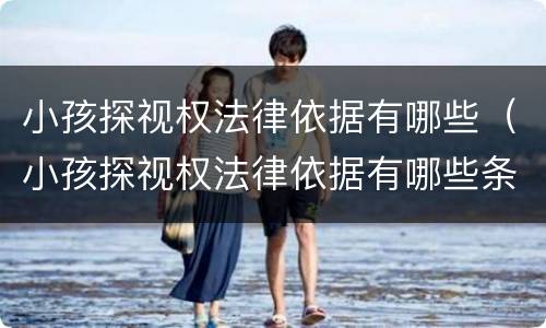 小孩探视权法律依据有哪些（小孩探视权法律依据有哪些条款）