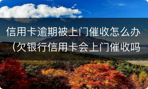 信用卡逾期被上门催收怎么办（欠银行信用卡会上门催收吗）